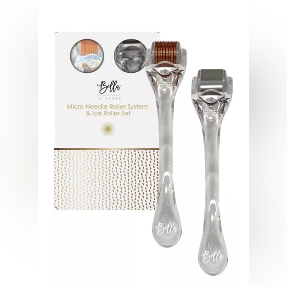 Sealed Bella IL Fiore Microneedle & Ice Face Roller Skincare - Picture 2 of 2
